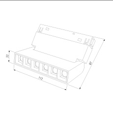 Трековый светодиодный светильник Elektrostandard Slim Magnetic 85009/01 a057197 1