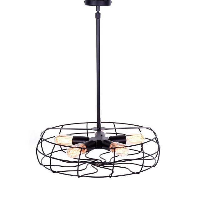 Подвесная люстра Lumina Deco Nino LDP 8008 BK Фото № 2