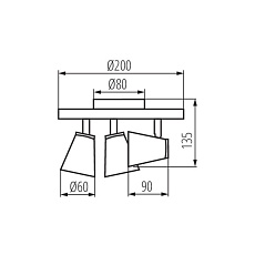 Спот Kanlux ENALI EL-3O W 28764 1