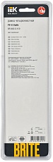 Рамка 4-постовая IEK Brite РУ-4-2-БрВа ваниль BR-M42-G-K10 2