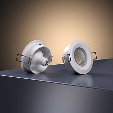 Встраиваемый светильник Elektrostandard 110 MR16 белый a053331 2