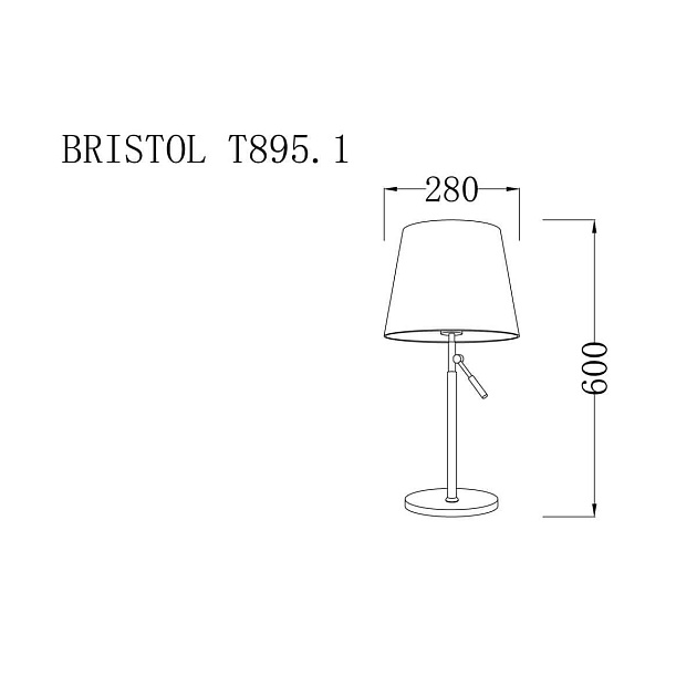 Настольная лампа Lucia Tucci Bristol T895.1 фото 2