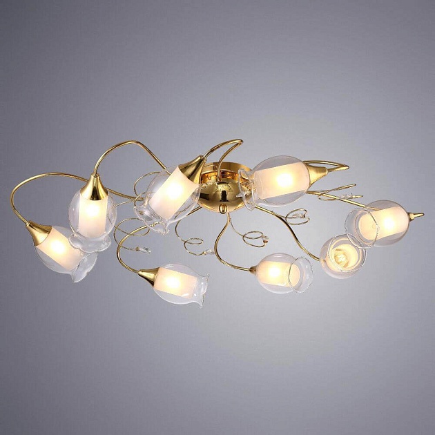 Потолочная люстра Arte Lamp Mughetto A9289PL-8GO Фото № 2