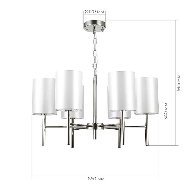 Подвесная люстра Evoluce Noia SLE107303-06 изображение 2 Подвесная люстра Evoluce Noia SLE107303-06 Фото № 2