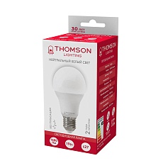 Лампа светодиодная Thomson E27 19W 4000K груша матовая TH-B2348 3