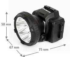 Налобный светодиодный фонарь Ultraflash Headlite аккумуляторный 65х55 33 лм LED5365 11648 3