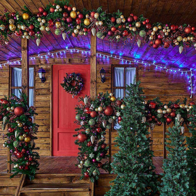 Уличная светодиодная гирлянда Uniel 220V синий ULD-S1000-120/TWK Blue IP67 UL-00001352 Фото № 1