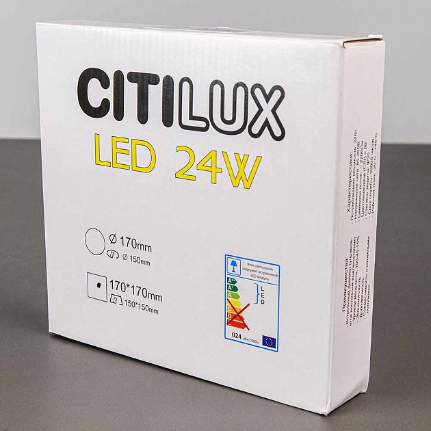 Встраиваемый светодиодный светильник Citilux Вега CLD52K24W фото 11