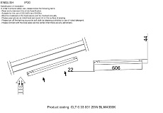 Трековый светодиодный светильник Crystal Lux CLT 0.33 001 20W WH M4000K 2