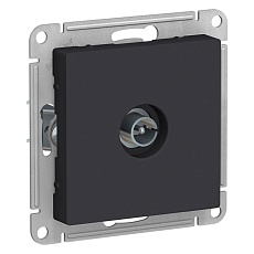 ТВ-розетка Systeme Electric Atlas Design цвет карбон