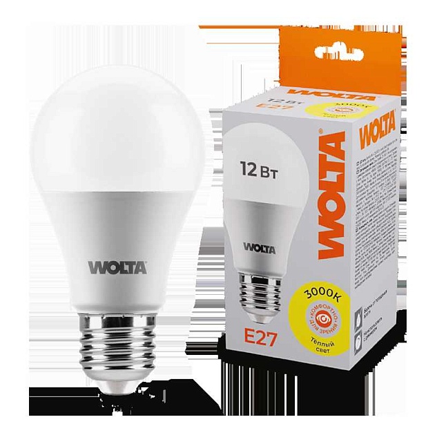 Светодиодная лампа WOLTA 25Y60BL12E27 изображение 1 Светодиодная лампа WOLTA 25Y60BL12E27 Фото № 1