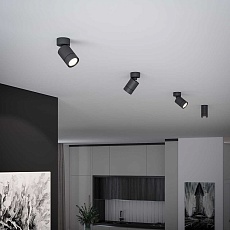 Спот Elektrostandard Niro 25013/01 GU10 черный 2