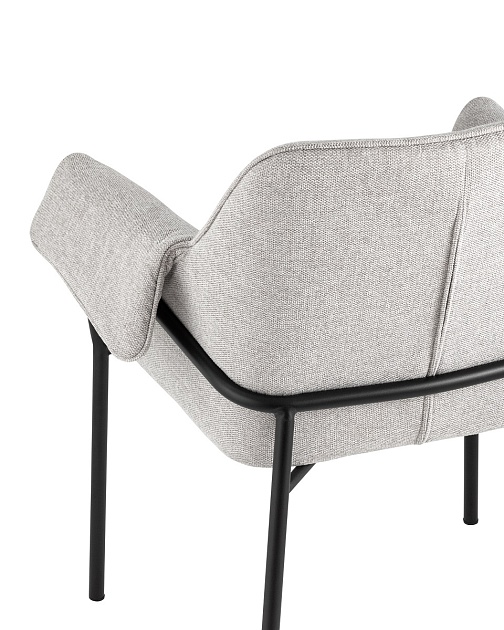 Кресло Stool Group Бесс рогожка светло-серый FDC9469P BEL-40 Фото № 7
