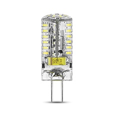 Лампа светодиодная Gauss G4 3W 2700K прозрачная 207707103 1
