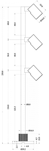 Торшер Deko-Light Herculis Triple 688043 Фото № 2