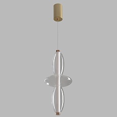 Подвесной светодиодный светильник Crystal Lux Quasar SP14W Led Transparent 2