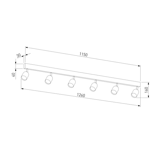 Спот TK Lighting 1026 Top White Фото № 2