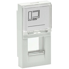 PRIMER Панель лицевая Keystone (1 модуль) белая IEK PR-KK40D-PLK-0-1-K01