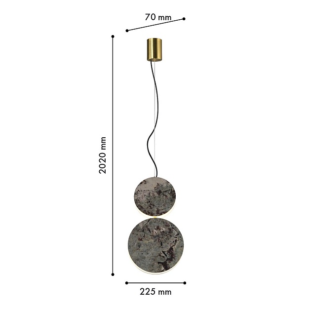 Подвесной светильник Favourite Sten 4447-2P Фото № 4