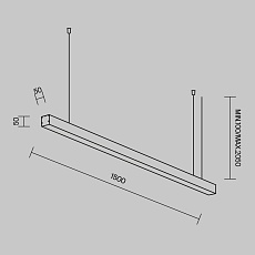 Линейный светильник Maytoni Technical LL312021 1