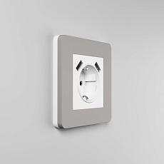 Рамка Werkel Split на 1 пост дымчатый/белый W0013067 4690389206047 4