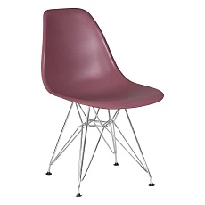 Стул обеденный DOBRIN DSR (ножки хром, цвет пыльная роза (NX-P-11)) 638APP-LMZL DSR
