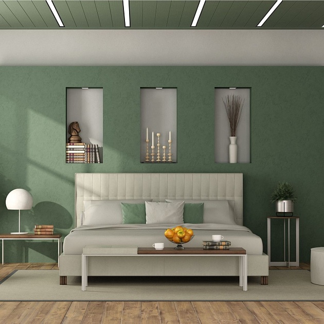 Профиль встраиваемый с рассеивателем черный/белый 2м. Apeyron 08-02-ЧБ Фото № 9