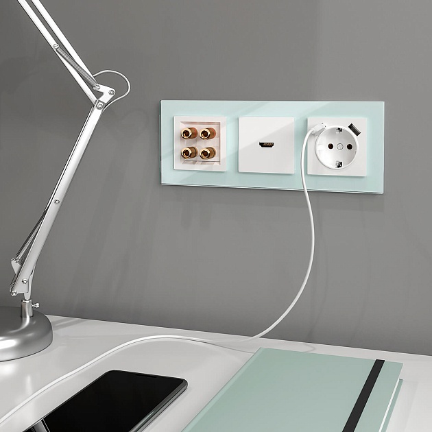 Розетка HDMI Werkel белый W1186001 4690389155543 Фото № 10