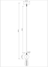 Подвесной светильник Arte Lamp Mark A7049SP-1BK 1