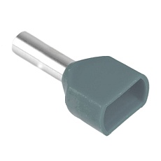 Наконечник штыревой втулочный изолированный НШВИ(2) LD406-0508 0,5-8 (DIY упаковка 25 шт) 50709 4