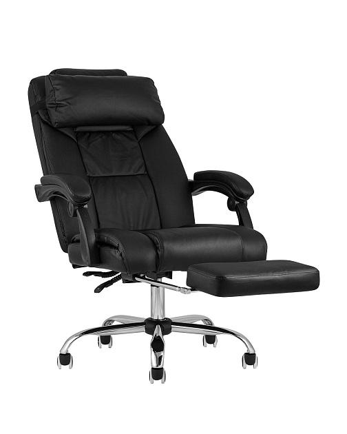 Кресло руководителя TopChairs Royal черное D-402 black изображение 5 Кресло руководителя TopChairs Royal черное D-402 black Фото № 5