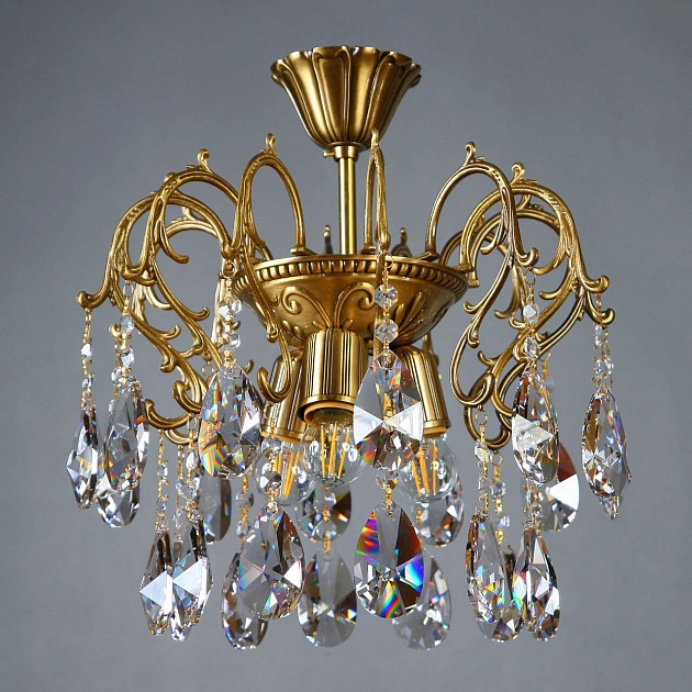 Потолочная люстра Ambiente Alicante 8888/3 PL AB Tear Drop Фото № 1