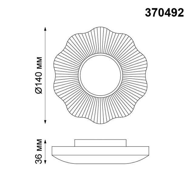 Встраиваемый светильник Novotech Spot Pattern 370492 изображение 2 Встраиваемый светильник Novotech Spot Pattern 370492 Фото № 2