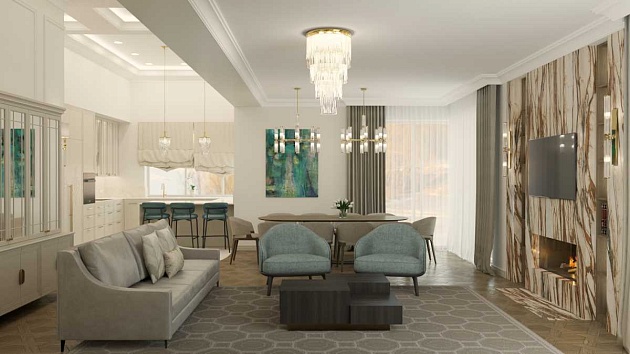 Потолочная люстра KUTEK SALETTO SAL-PL-16(ZM) Фото № 4