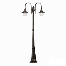 Садово-парковый светильник Ideal Lux Cima Pt2 Nero Antico 024097