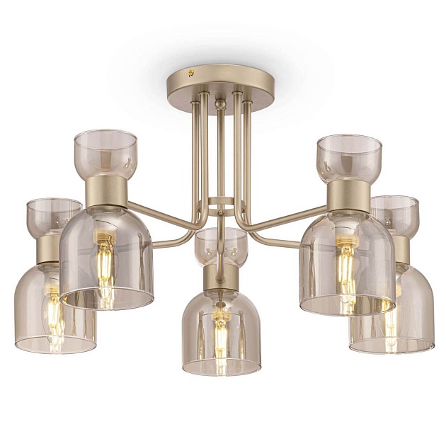 Потолочная люстра Freya Isla FR5094PL-05G изображение 1 Потолочная люстра Freya Isla FR5094PL-05G Фото № 1