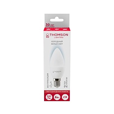 Лампа светодиодная Thomson E14 6W 6500K свеча матовая TH-B2307 1