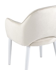 Кухонный стул Stool Group Венера велюр кремовый (ножки белые) MC16-2 KD HLR-2 5