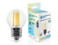 Лампа светодиодная Шар G45 11W 4000K Ambrella light Bulding 451124 2
