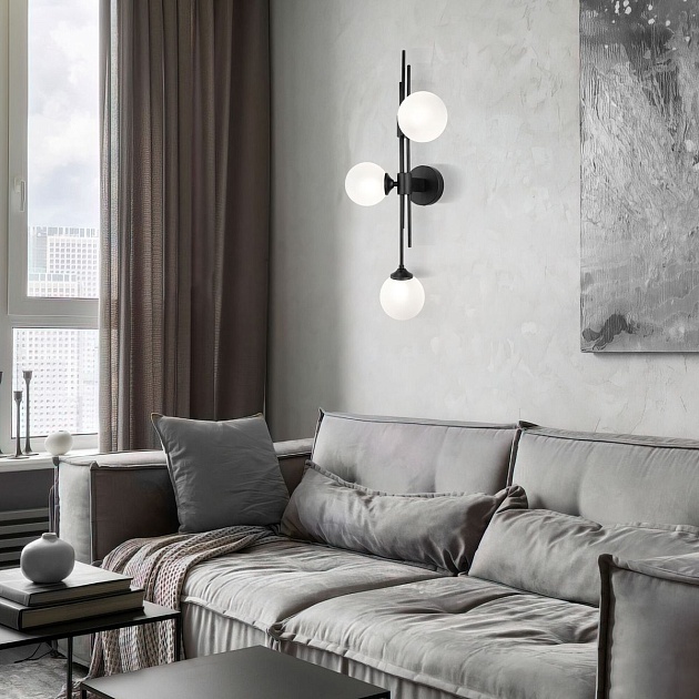 Бра Eurosvet Volver 50383/3 черный Фото № 2