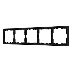 Рамка пластиковая FRM-NOBE-SFPL-5-BK Arlight 054228