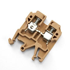 Зажим наборный изолированный (винтовой) ЗНИ - 6,0 (JXB 6), бежевый Stekker 39935 5