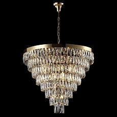 Подвесная люстра Crystal Lux Abigail SP22 D820 Gold/Transparent 1