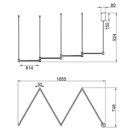 Подвесной светильник Vele Luce Laser VL7182P24 изображение 6 Подвесной светильник Vele Luce Laser VL7182P24 Фото № 6