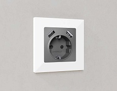Лицевая панель розетки AMBRELLA VOLT AP6590 1
