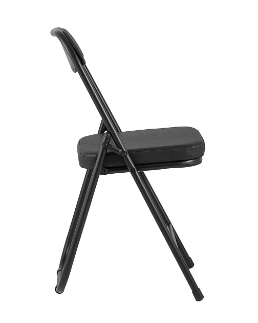 Складной стул Stool Group ДЖОН каркас черный обивка кожзам черный RS04K-BL/BLPVC фото 2