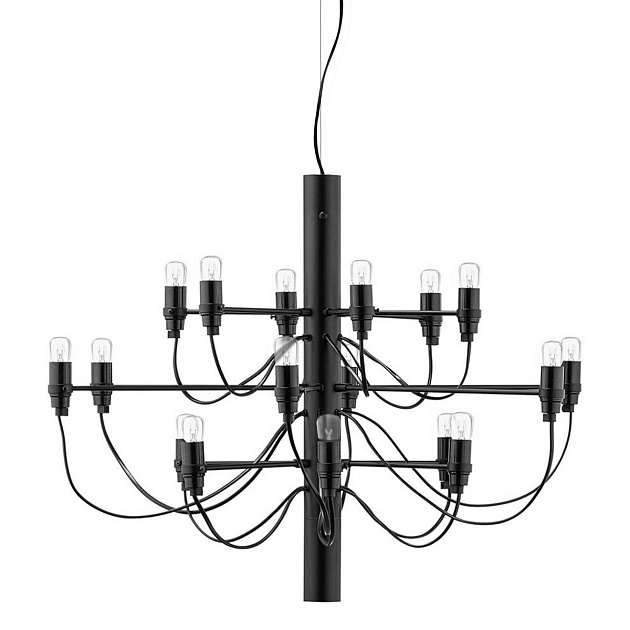 Подвесная люстра Loft IT Gino 10196/650 Black Фото № 3
