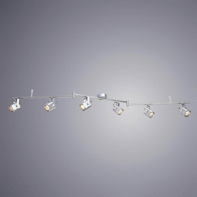 Трековая система Arte Lamp Lente A1314PL-6CC изображение 2 Трековая система Arte Lamp Lente A1314PL-6CC Фото № 2