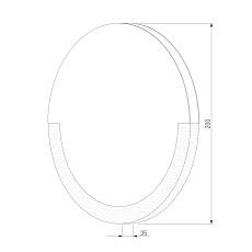Настенный светодиодный светильник Eurosvet 40147/1 LED белый 1