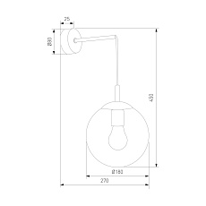 Бра TK Lighting 5387 Esme 1
